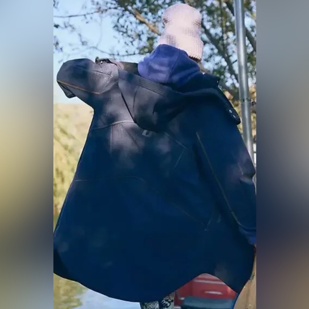 NWT Free people Movement Moon Magic Reflective Rain Parka Jacket - Picture 10 of 11